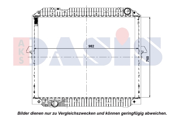Radiator, engine cooling (130049N)