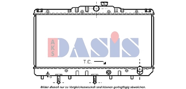 Radiator, engine cooling (210040N)