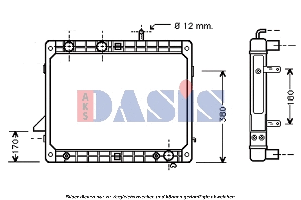 Radiator, engine cooling (131430N)
