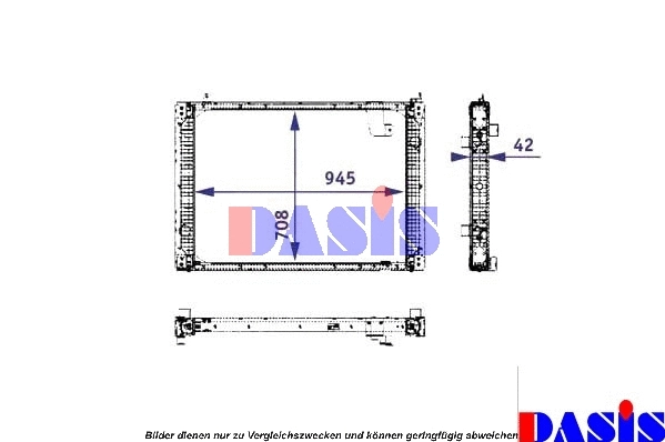 Radiator, engine cooling (260008N)