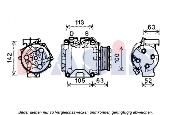 Compressor, air conditioning (851940N)