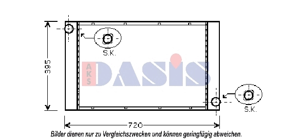 Radiator, engine cooling (050054N)
