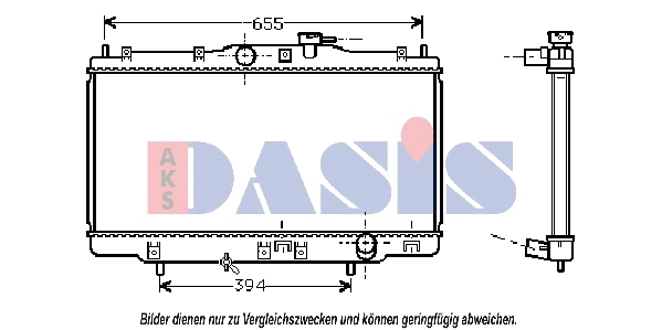 Radiator, engine cooling (100027N)