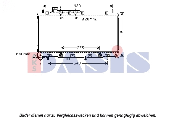 Radiator, engine cooling (350035N)