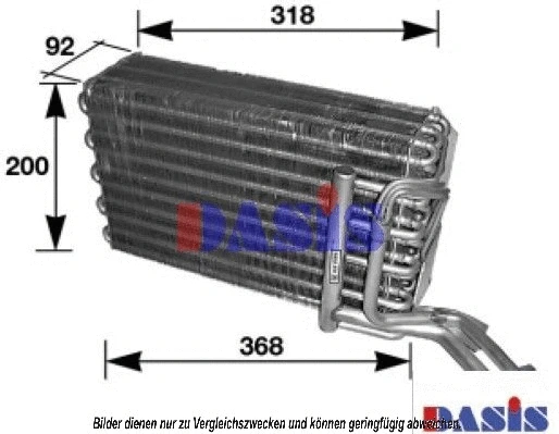 Evaporator, air conditioning (820180N)