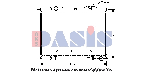 Radiator, engine cooling (510058N)