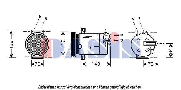 Compressor, air conditioning (851024N)