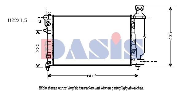 Radiator, engine cooling (061070N)
