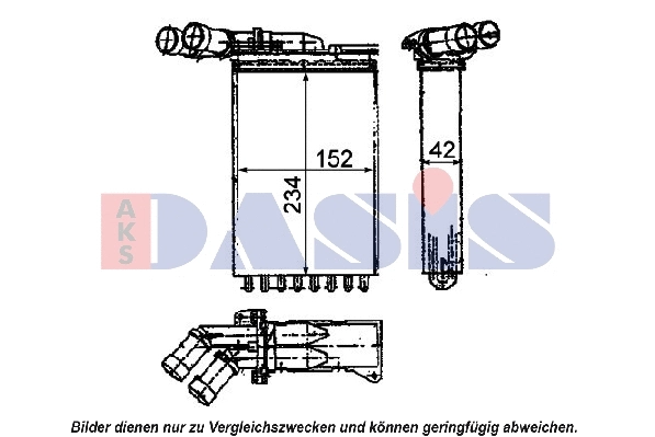 Heat Exchanger, interior heating (049008N)