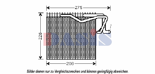 Evaporator, air conditioning (820318N)