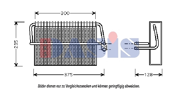 Evaporator, air conditioning (820254N)