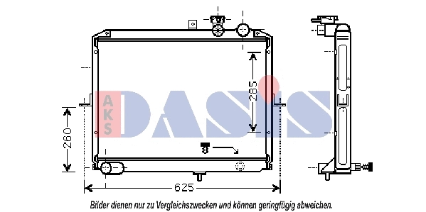 Radiator, engine cooling (510055N)