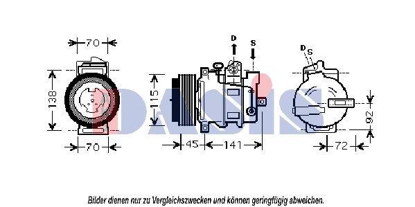 Compressor, air conditioning (851856N)