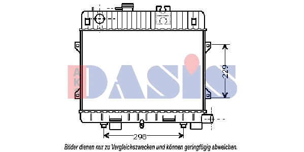 Radiator, engine cooling (050340N)