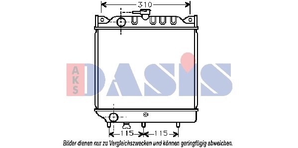 Radiator, engine cooling (320010N)