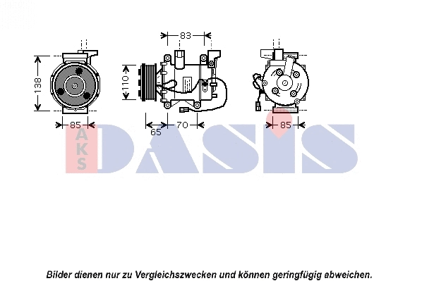 Compressor, air conditioning (850375N)