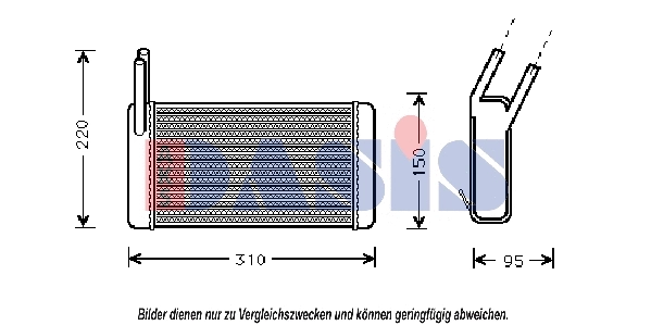 Heat Exchanger, interior heating (379120N)