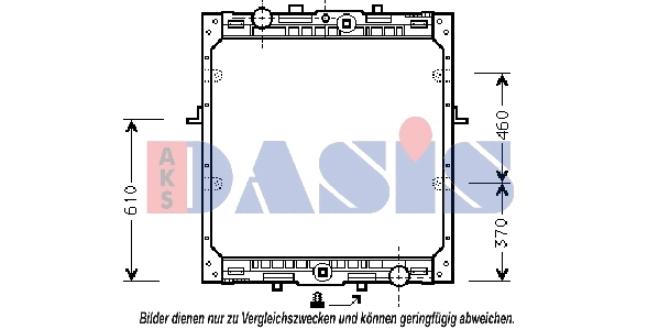 Radiator, engine cooling (290070N)