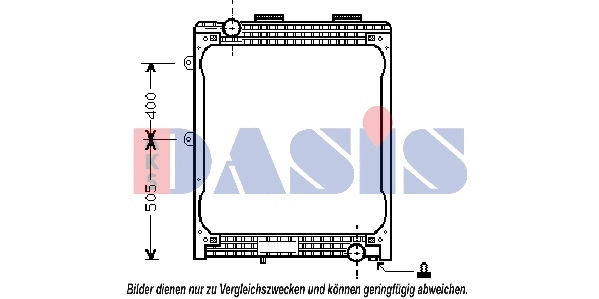 Radiator, engine cooling (260140N)