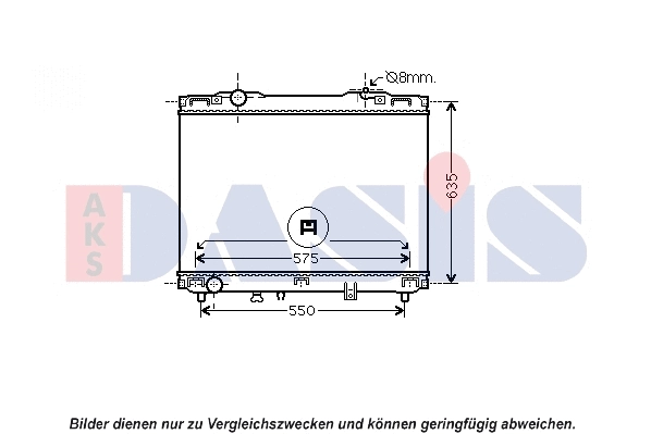 Radiator, engine cooling (510135N)