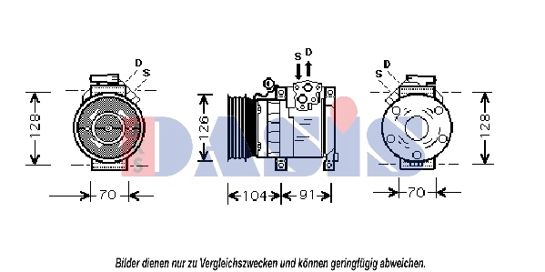 Compressor, air conditioning (851363N)