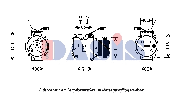 Compressor, air conditioning (851101N)