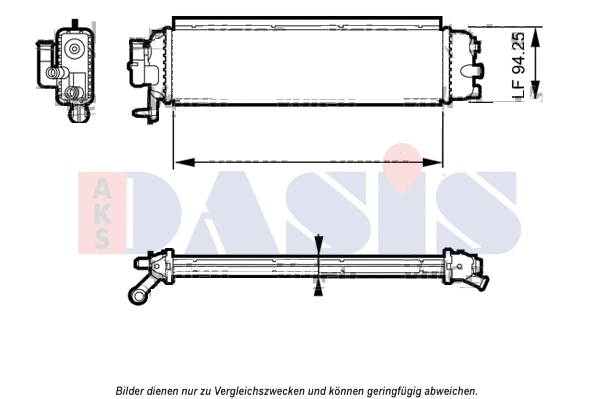 Radiator, engine cooling (060061N)