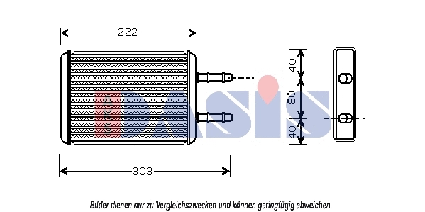 Heat Exchanger, interior heating (096002N)