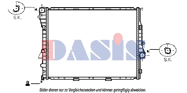 Radiator, engine cooling (050041N)