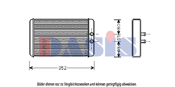 Heat Exchanger, interior heating (089014N)