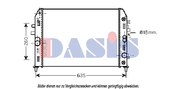 Radiator, engine cooling (110062N)