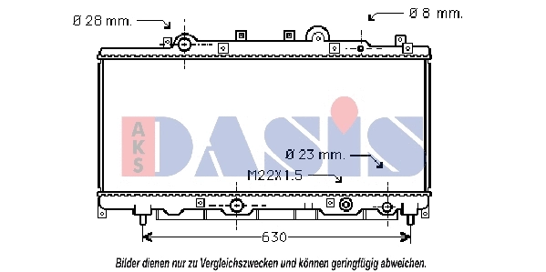 Radiator, engine cooling (300006N)