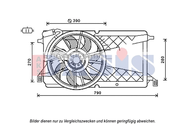 Fan, engine cooling (098129N)