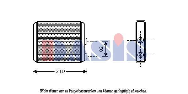 Heat Exchanger, interior heating (159014N)