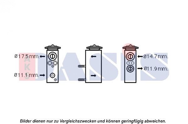 Expansion Valve, air conditioning (840183N)