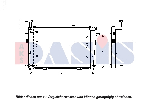 Radiator, engine cooling (560062N)