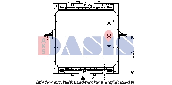 Radiator, engine cooling (290200N)