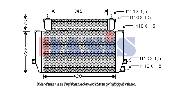 Oil Cooler, engine oil (556000N)