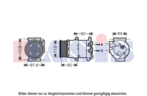Compressor, air conditioning (852554N)