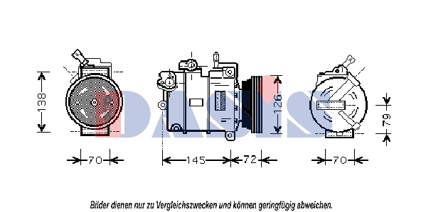 Compressor, air conditioning (851407N)
