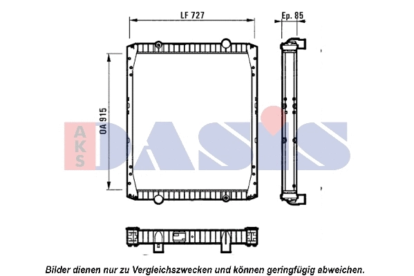 Radiator, engine cooling (390011N)