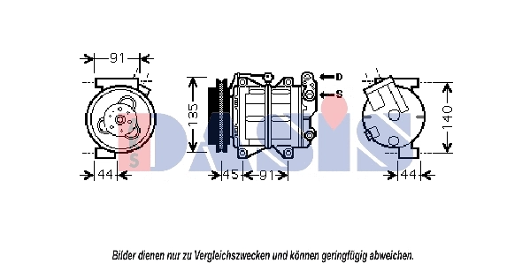 Compressor, air conditioning (851824N)
