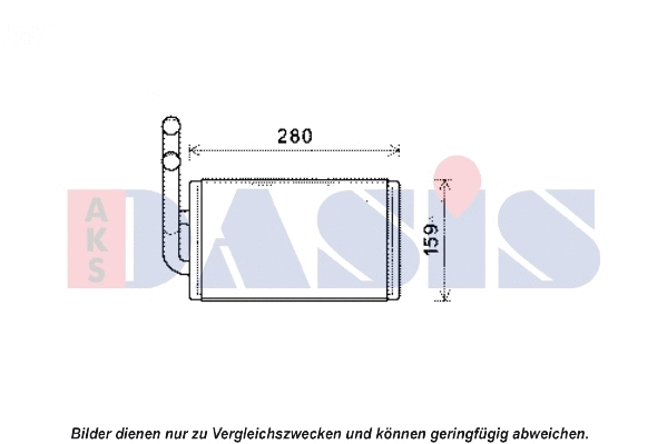 Heat Exchanger, interior heating (159019N)