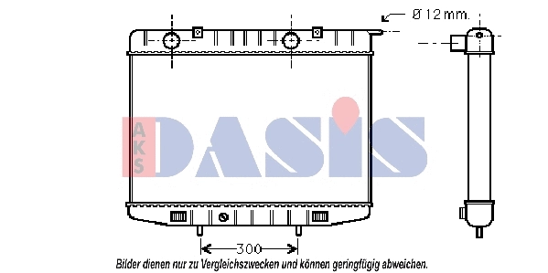 Radiator, engine cooling (150760N)