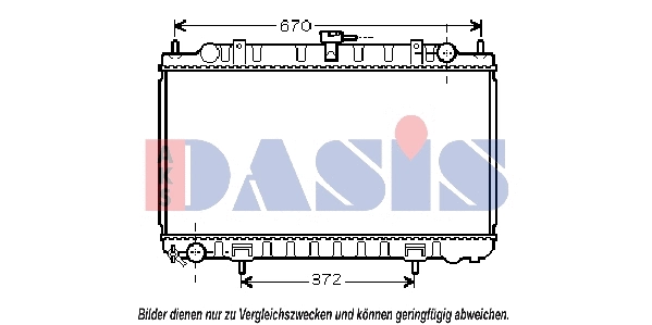 Radiator, engine cooling (070093N)
