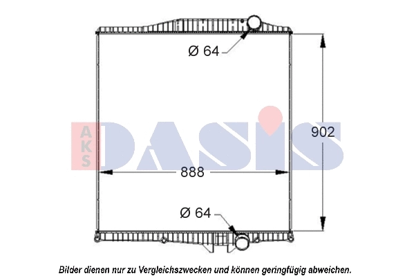 Radiator, engine cooling (280110S)