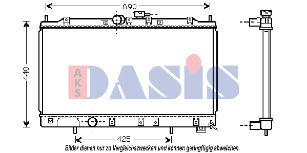Radiator, engine cooling (140047N)
