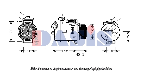 Compressor, air conditioning (851808N)