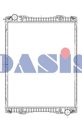 Radiator, engine cooling (270003N)