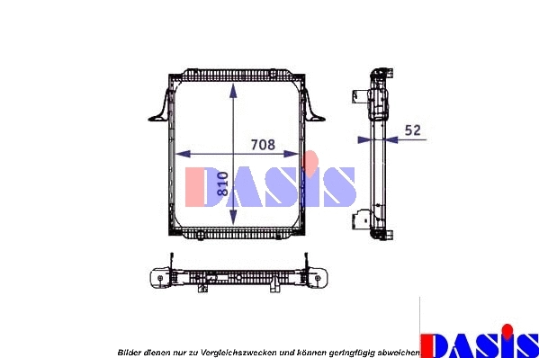 Radiator, engine cooling (390017N)